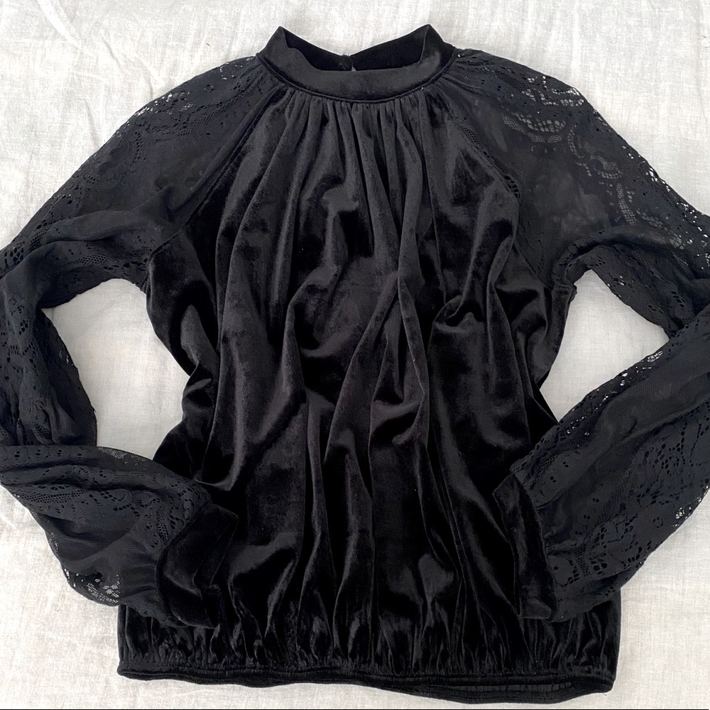 Free People Velvet Top